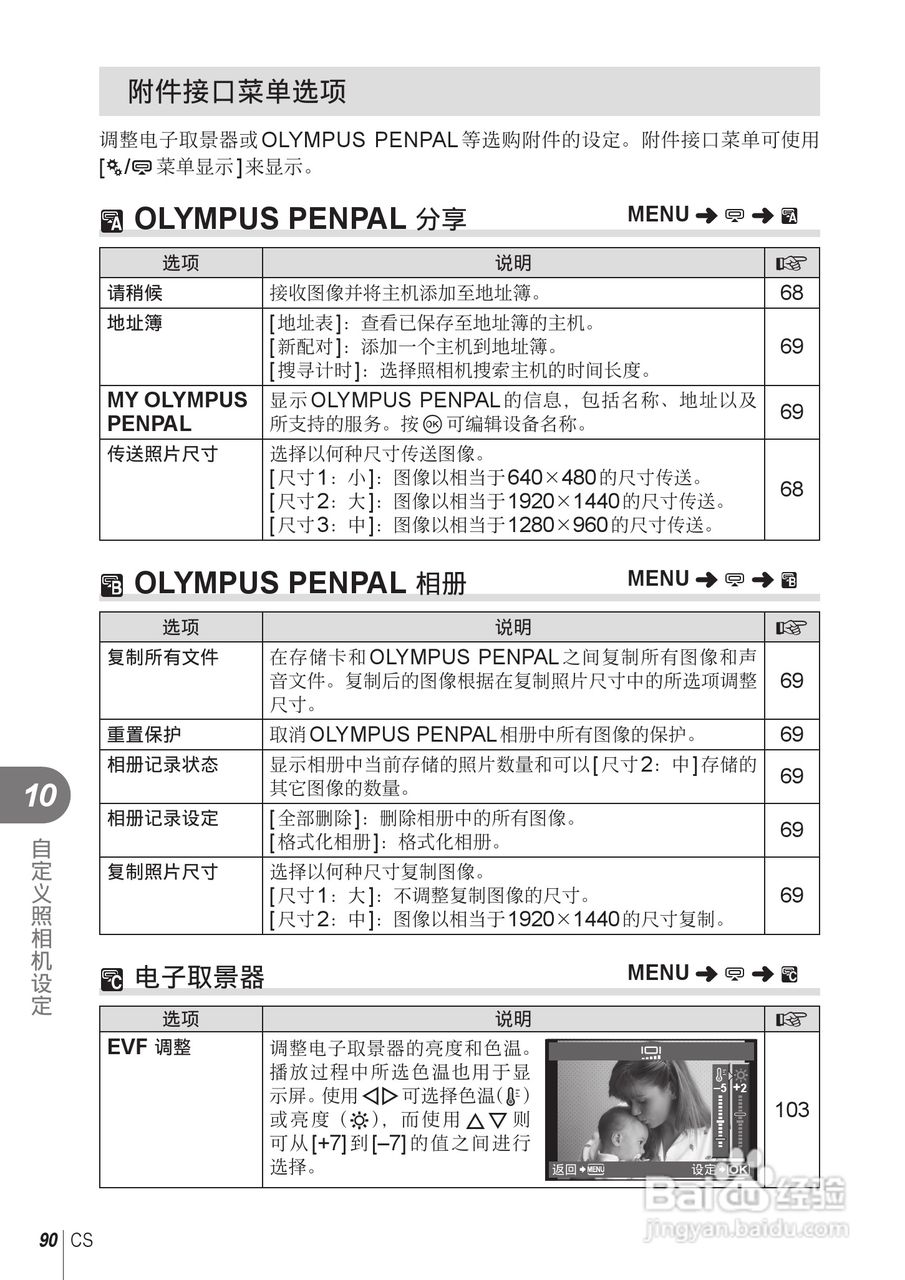 奥林巴斯E-PL2数码相机使用说明书:[9]
