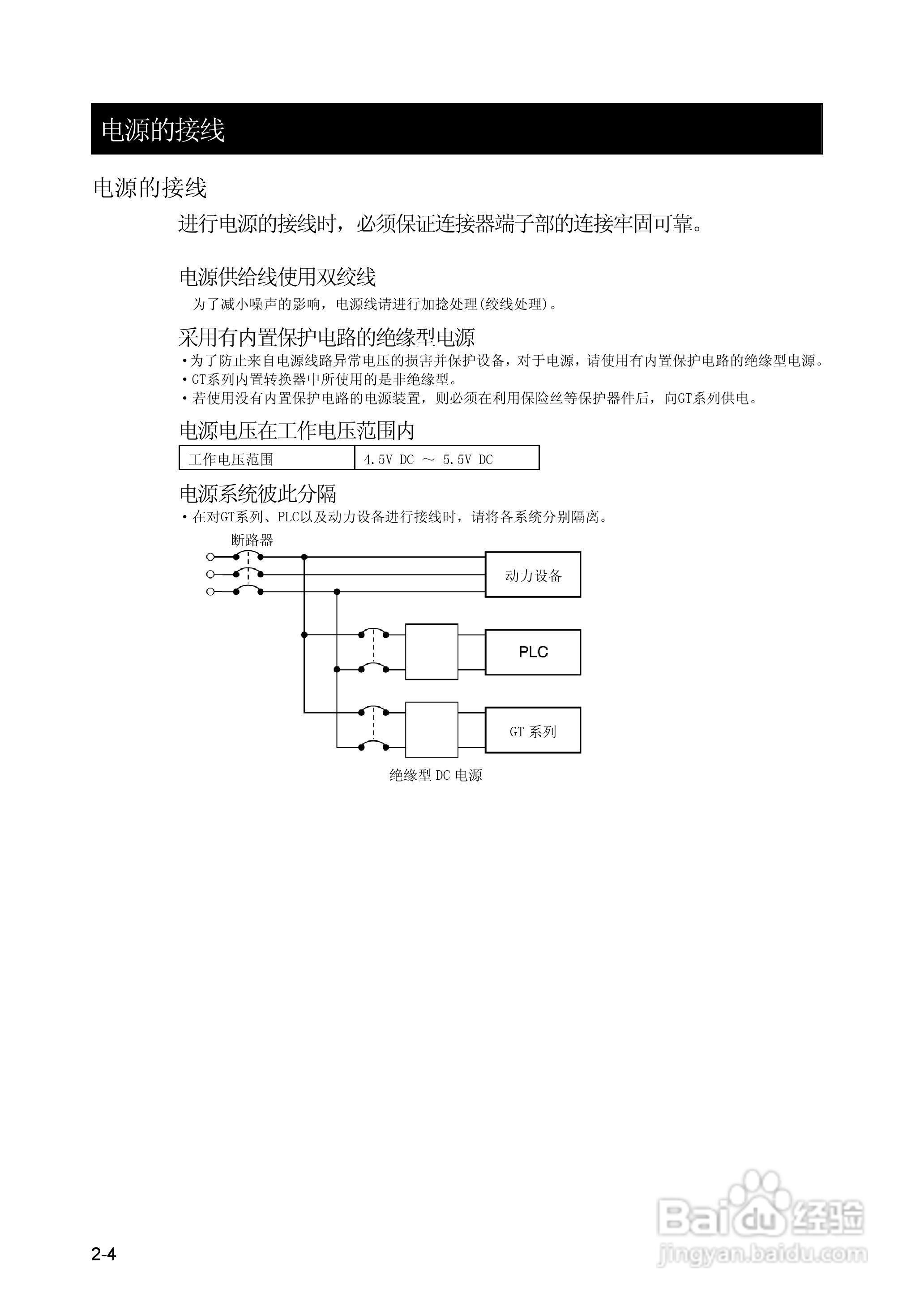 Panasonic GT01 可编程智能操作面板说明书:[3]