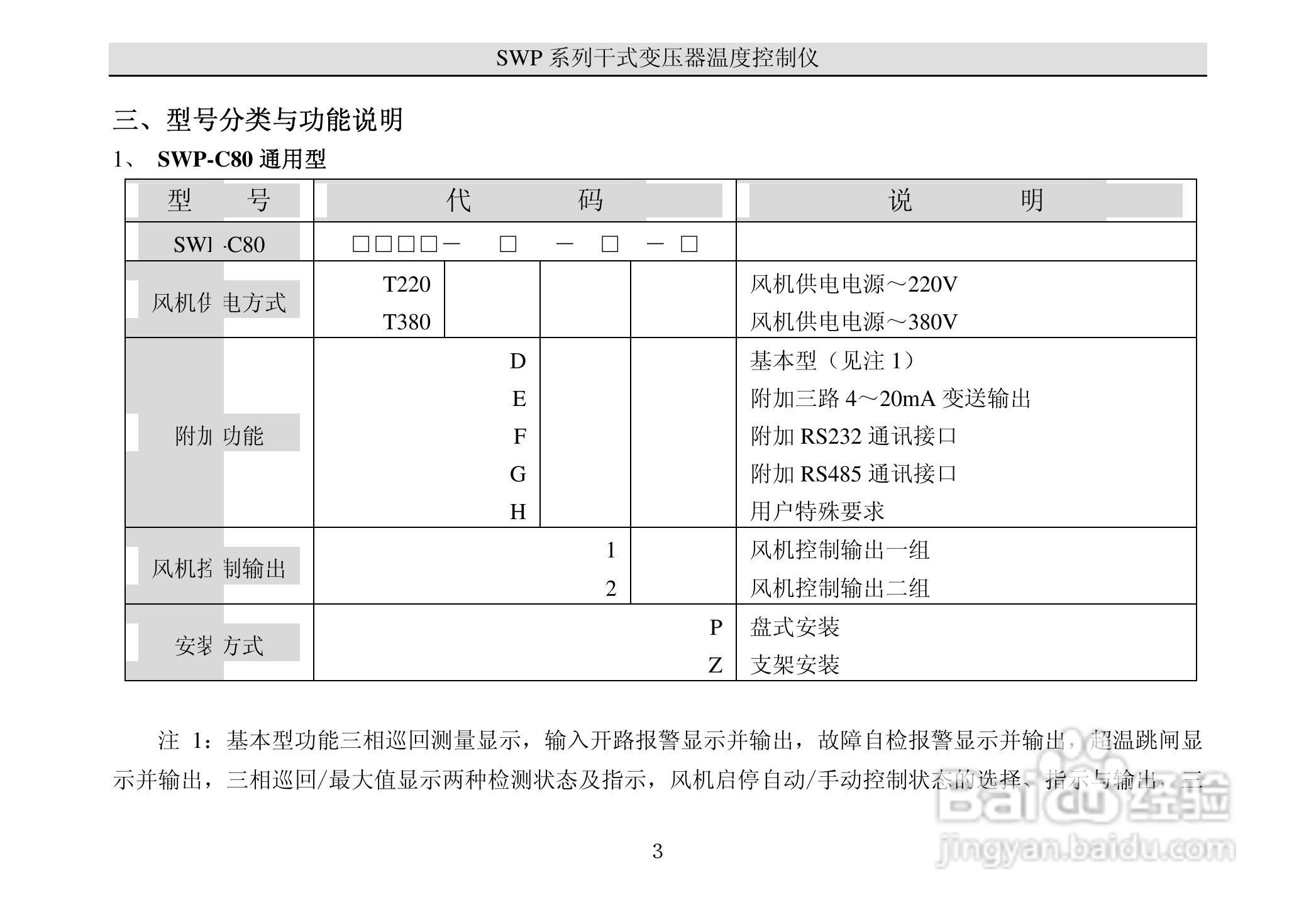 昌晖干式变压器温度智能控制仪说明书:[1]