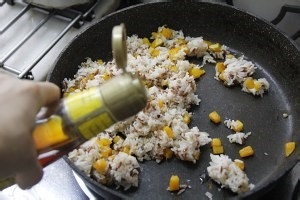 怎样做香喷喷的南瓜炒饭
