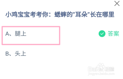 蚂蚁庄园8月31日今日正确答案是什么