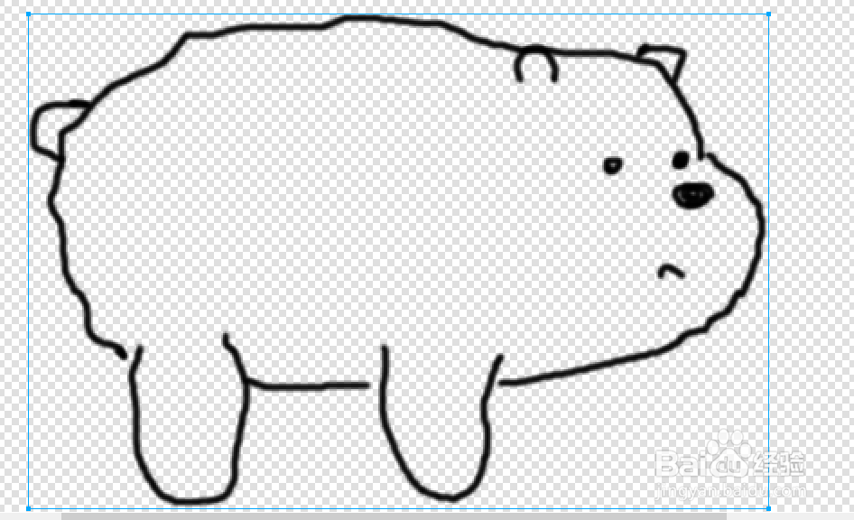 firework画一个小狗熊