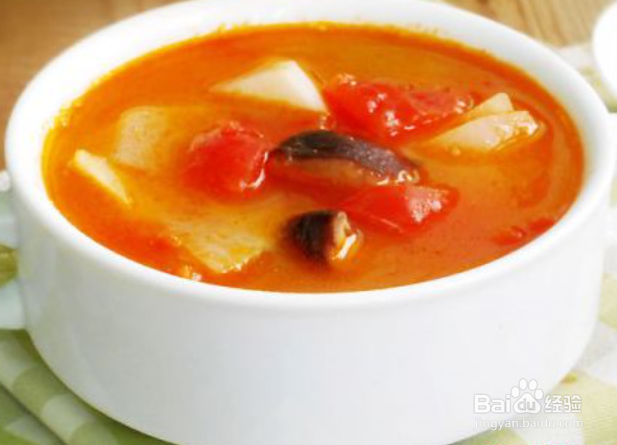 香菇番茄萝卜汤