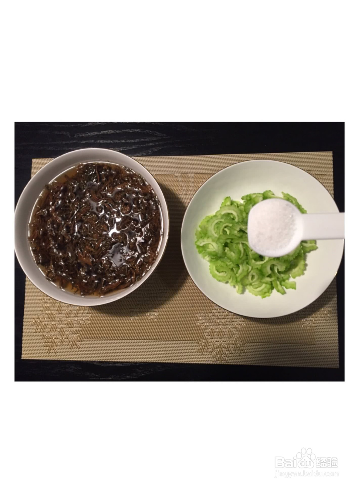 蒜香干菜苦瓜的做法