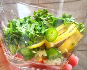 百香果柠檬虾