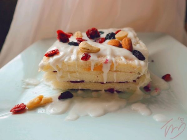 吐司新吃法紫薯三明治