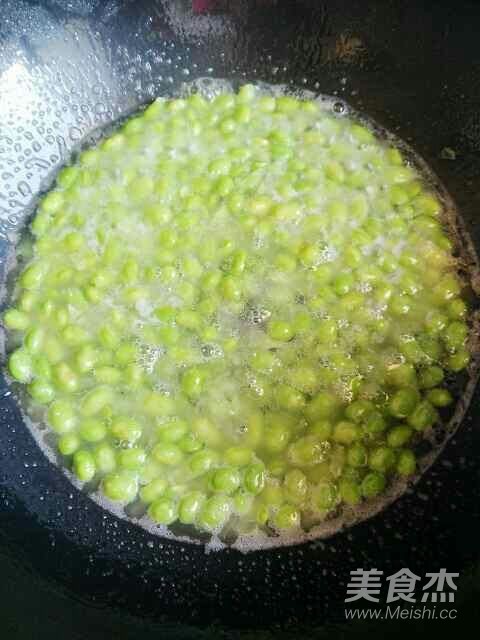 青椒毛豆的做法