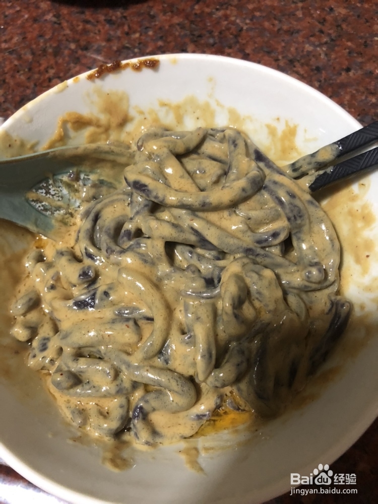 细腻美味的手工面拌面