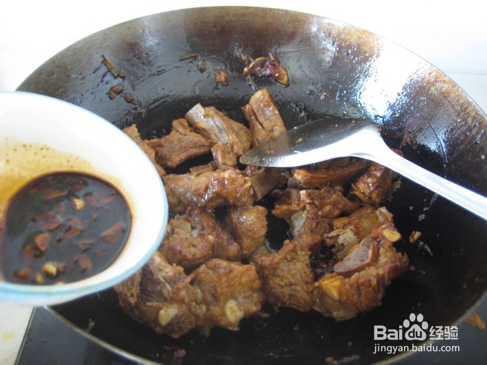 红烧排骨杏鲍菇