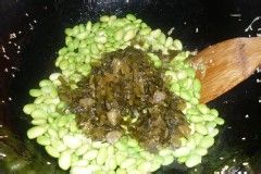 配粥小菜——雪菜毛豆