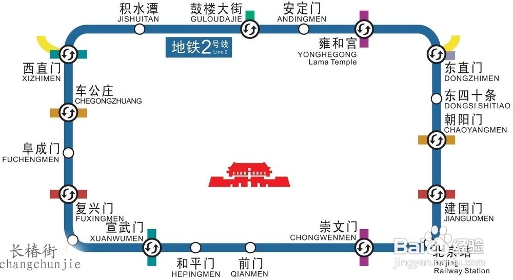 <b>北京地铁二号线旅游攻略--老北京城墙的地下记忆</b>