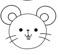 怎么画小老鼠的简笔画