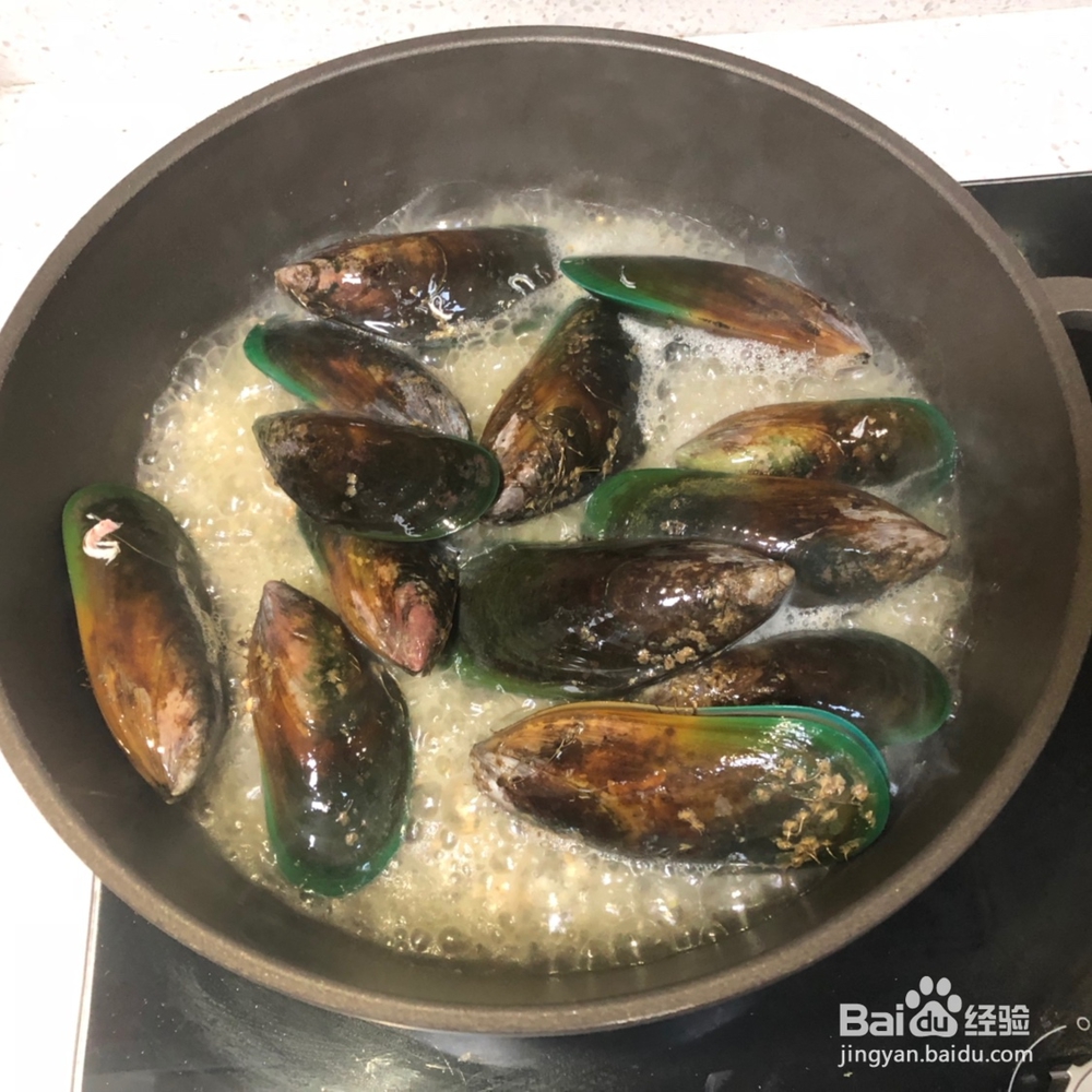 蒜香黄油青口海鲜美食教程