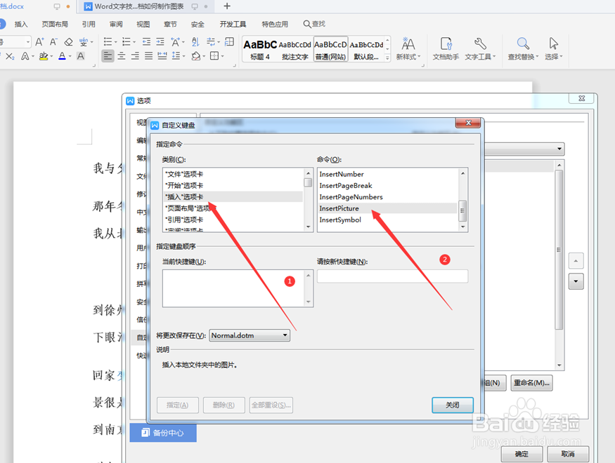 Word插入图片快捷键