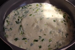 简单快手的美味葱油饼