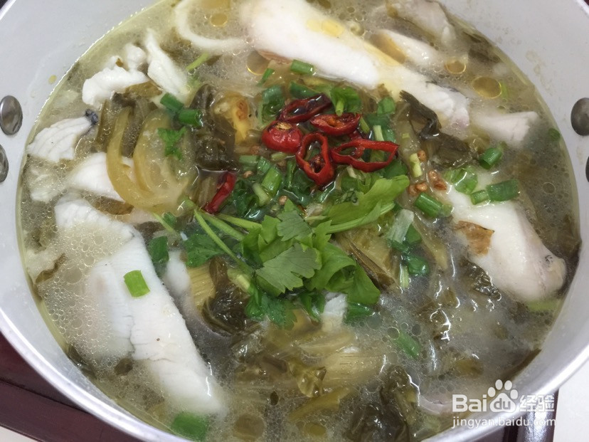 酸菜鱼的做法