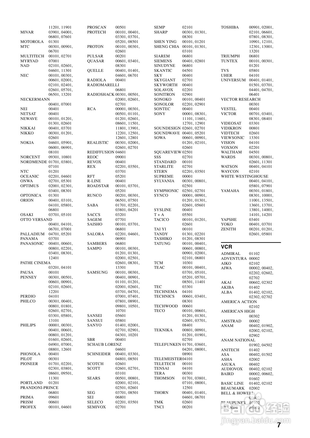 YAMAHA RX-Z7扩音机说明书:[9]