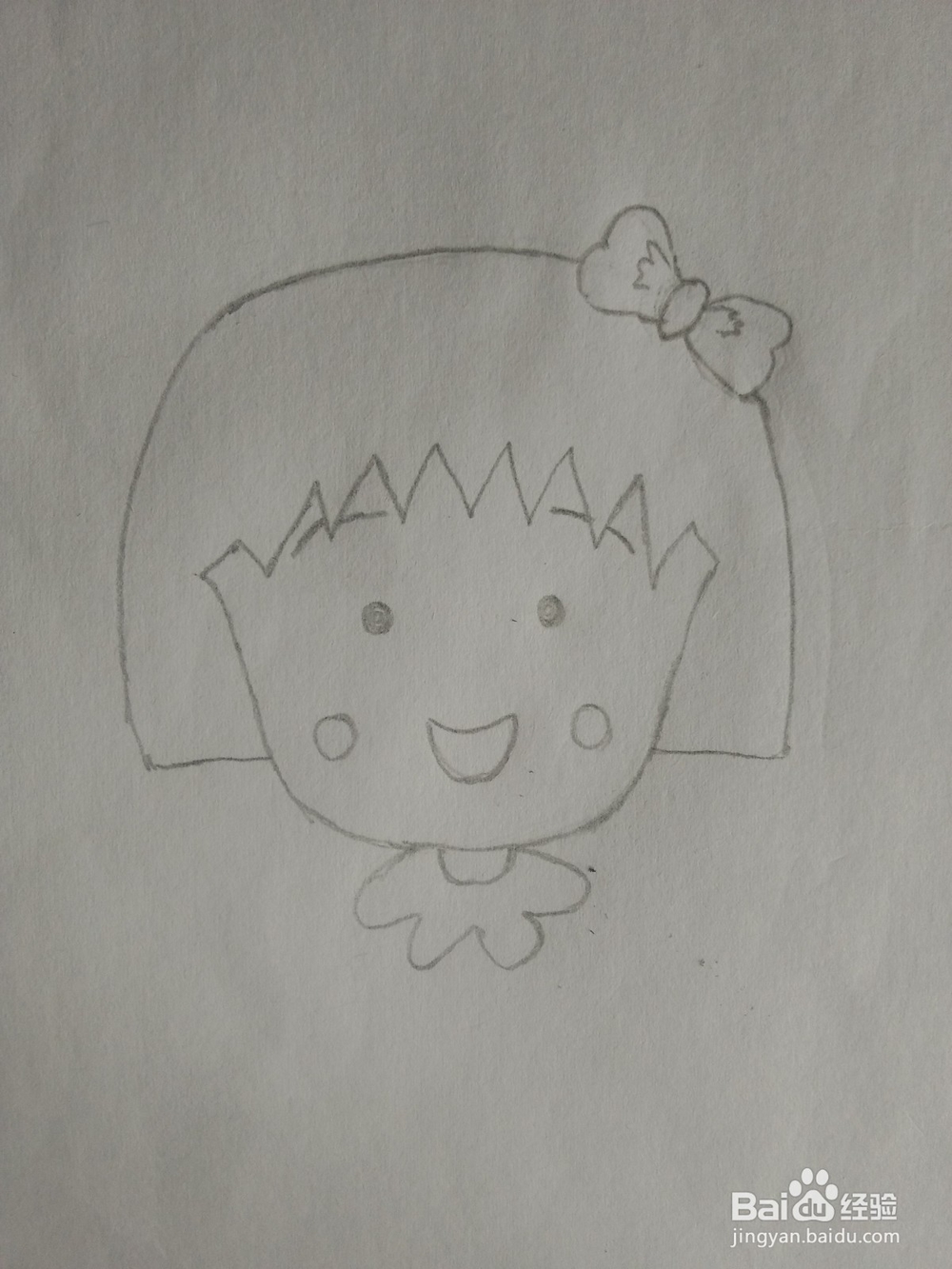 简笔画——怎么画樱桃小丸子