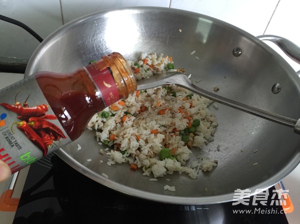 甜辣蛋包饭的做法