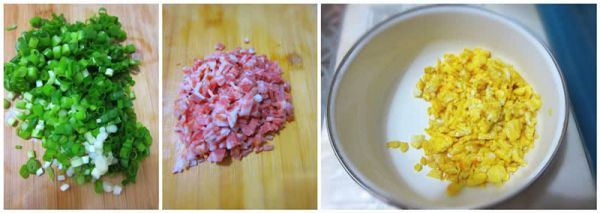 香葱培根鸡蛋饼