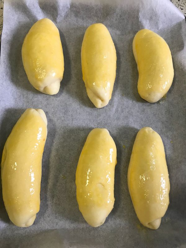 葱香芝士火腿面包