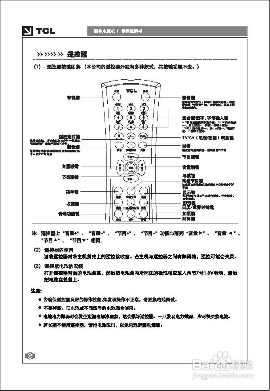 TCL王牌AT21289A彩电使用说明书