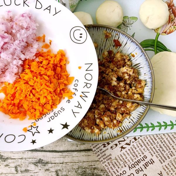 黑椒牛肉生煎包