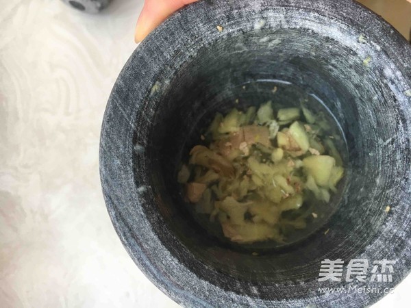 羊肉香菇蒸丸子