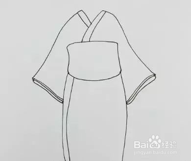 日本和服简笔画q版图片