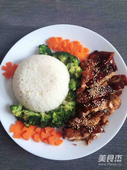 照烧鸡腿饭的做法