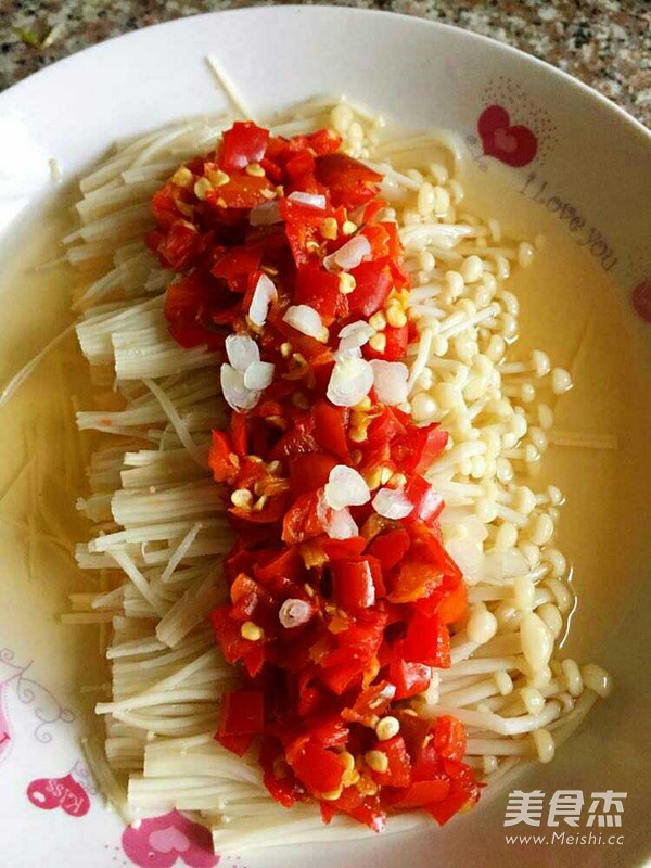 剁椒金针菇的做法