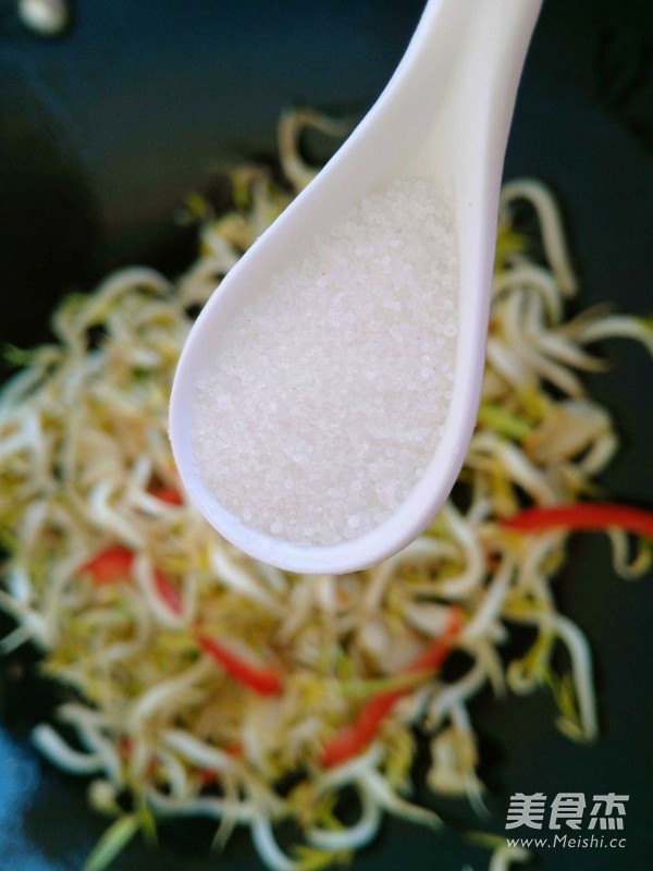 炒豆芽的家常做法