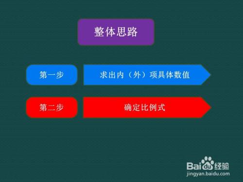 六年级数学下给定內项 外项 及比值 求比例式 百度经验