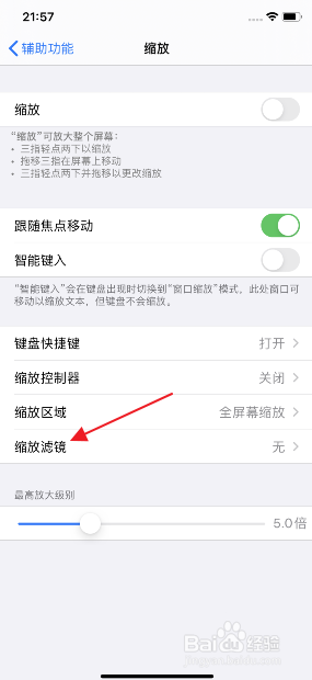 iphone11怎么关闭缩放滤镜
