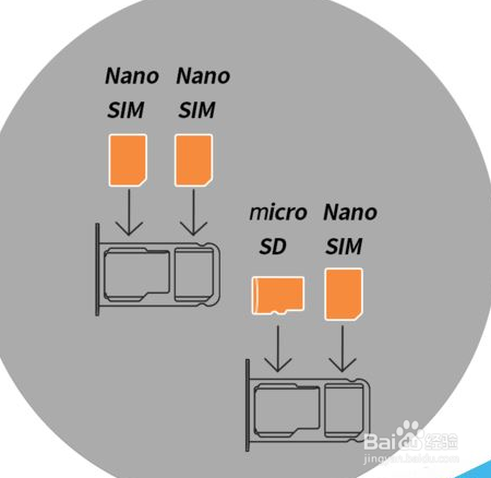华为荣耀v9荣耀8单卡槽双卡 sd卡三卡合一教程