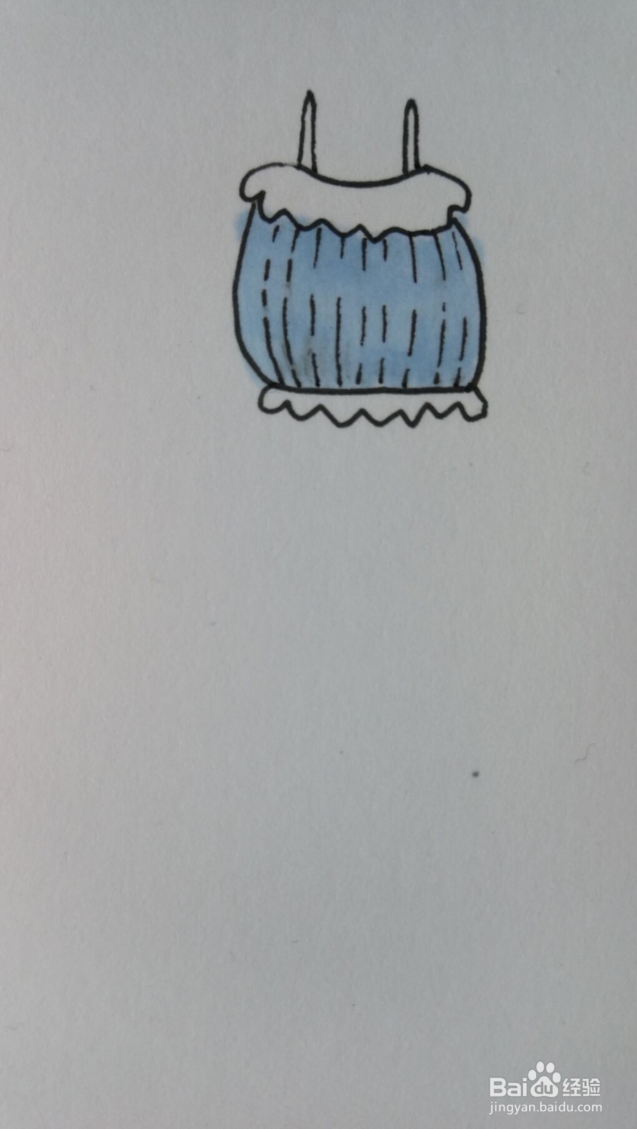 衣服的简笔画之画法二十