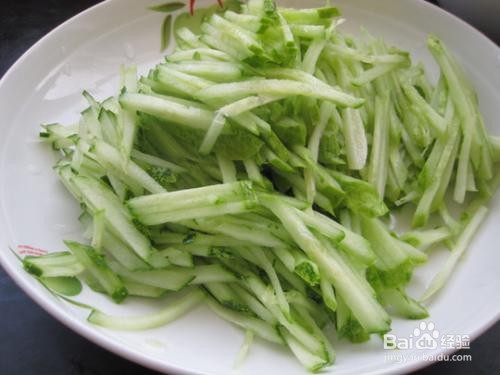 黄瓜凉拌金针菇