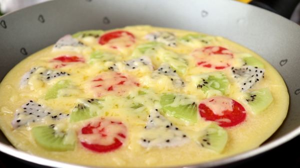 宝宝辅食 水果披萨