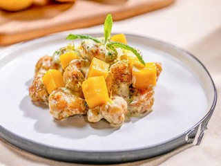 鲜果佐芥末虾仁怎么做？