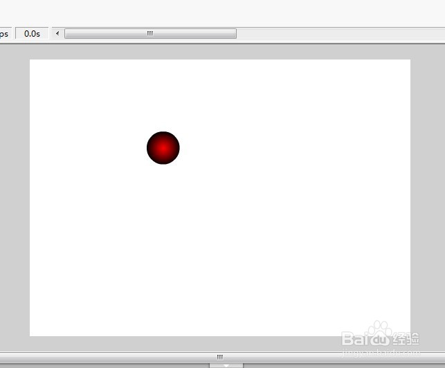 flash制作小球沿着自定义路径移动的方法