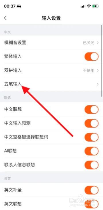iPhone搜狗输入法开启“z键作为五笔通配按键”