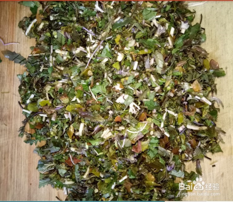 荠菜炒鸡蛋,好吃简单的做法