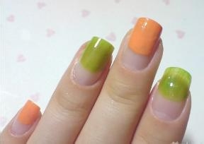 美甲视频教程下载、教你画橙子柠檬型美甲