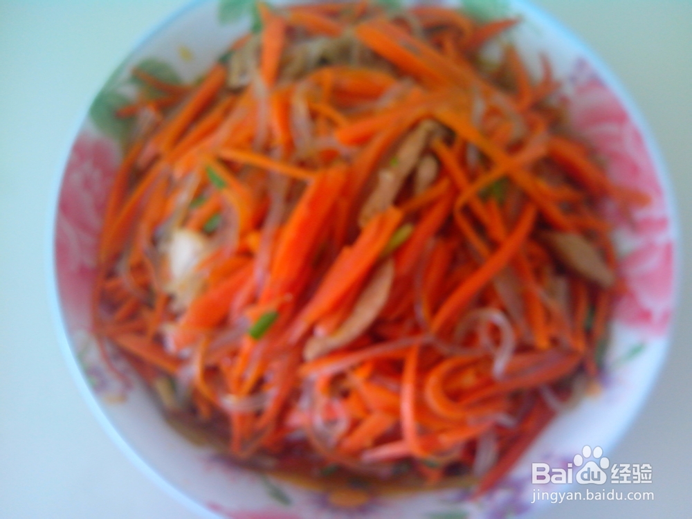 胡萝卜怎么做最有营养——家常胡萝卜炒肉丝