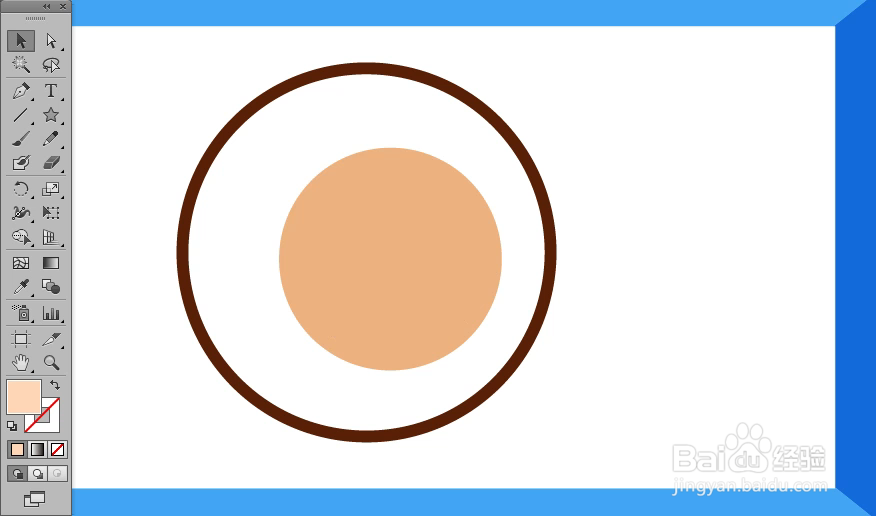 怎样在illustrator中绘制煎蛋小图标