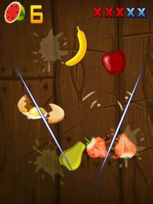 非常容易上手的手机游戏：水果忍者