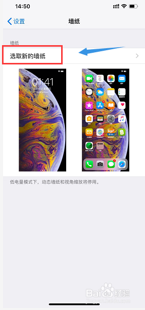 xr怎么设置动态壁纸