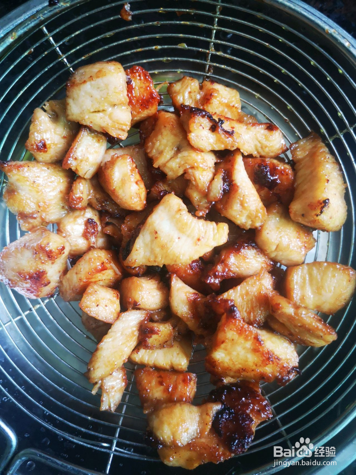 大口吃肉辣子鸡胸肉丁的做法