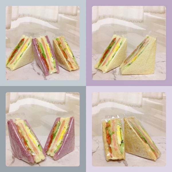 鸡蛋火腿三明治