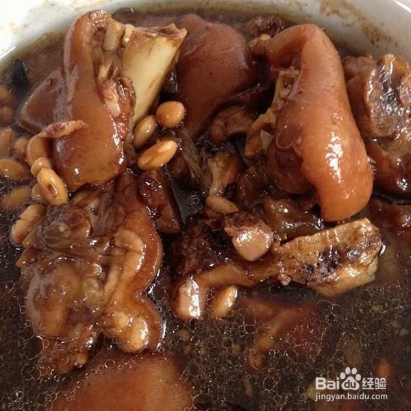 如何做好吃的黄豆炖猪蹄！